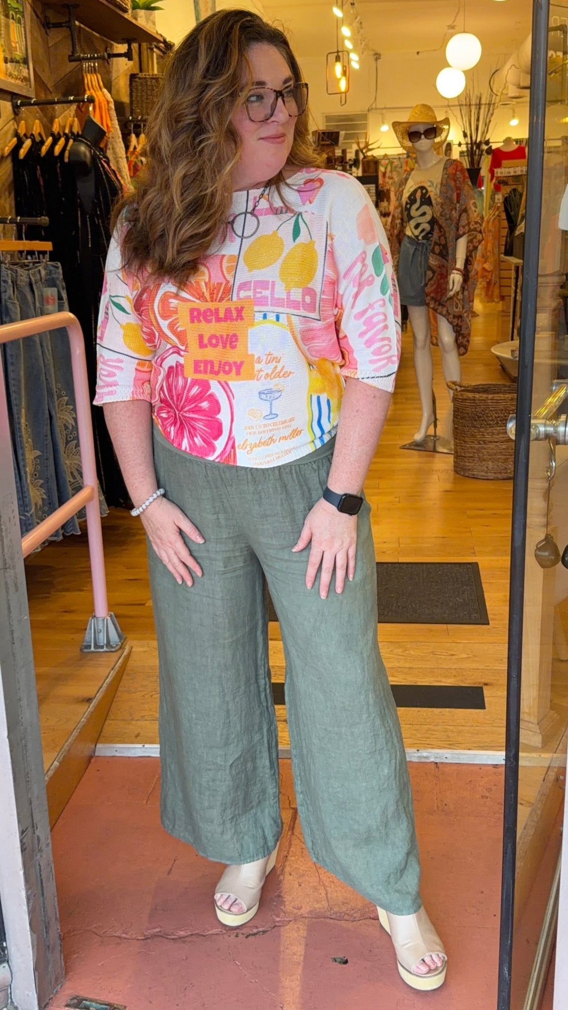 Summer Citrus Cocktail Hour Top - Rebecca James Clothing