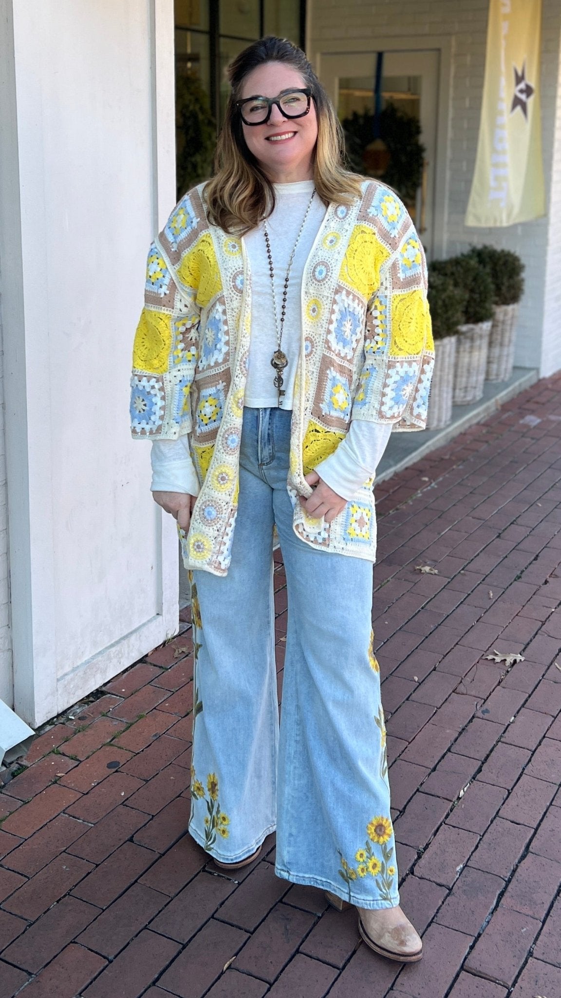 Sunny Days Ahead Knit Sweater - Rebecca James Clothing