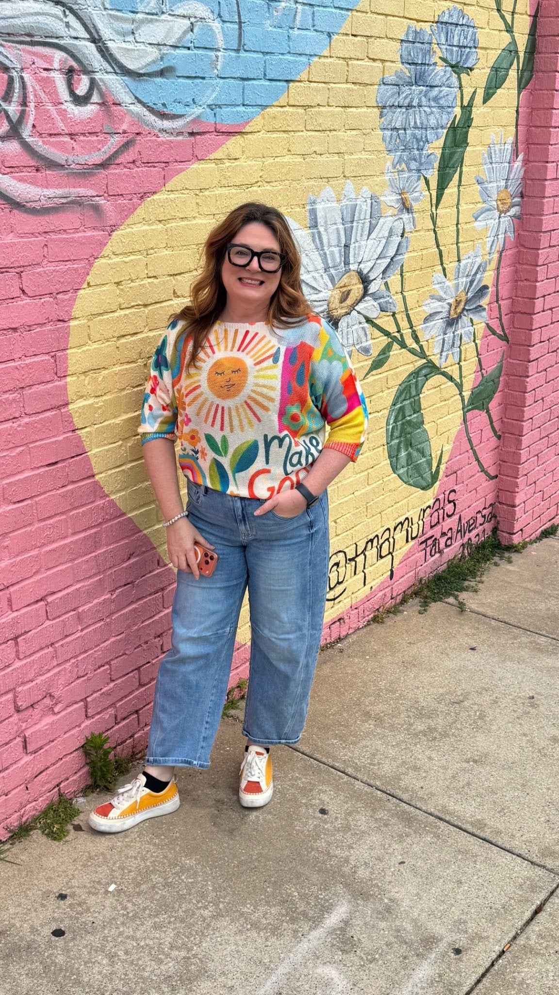 Sunshine Make Good Things Knit Top - Rebecca James Clothing