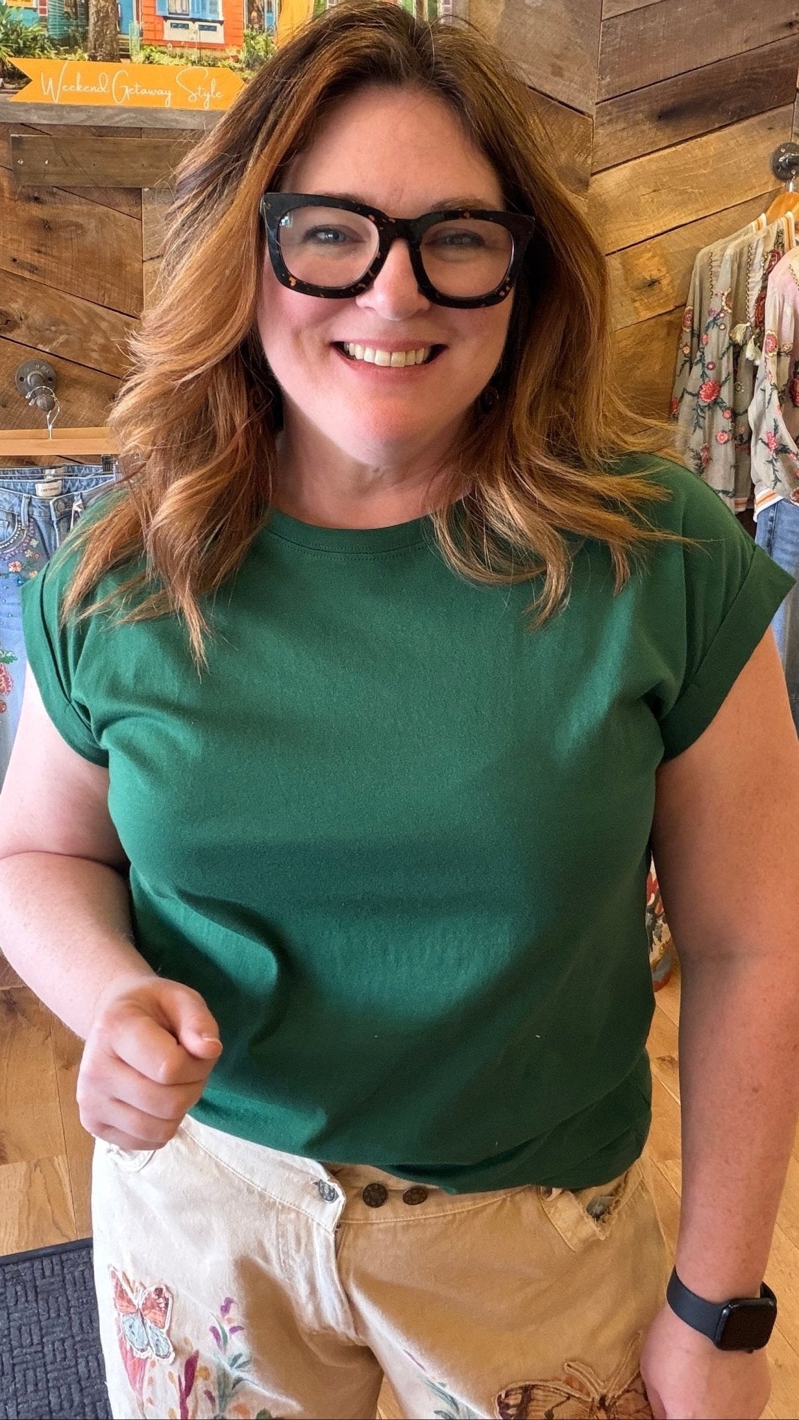 The Perfect Cotton Short Sleeve Tee - Rebecca James Clothing