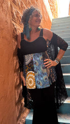 The Stevie Cardigan - Black Beauty by Hand Jive - Rebecca James Clothing