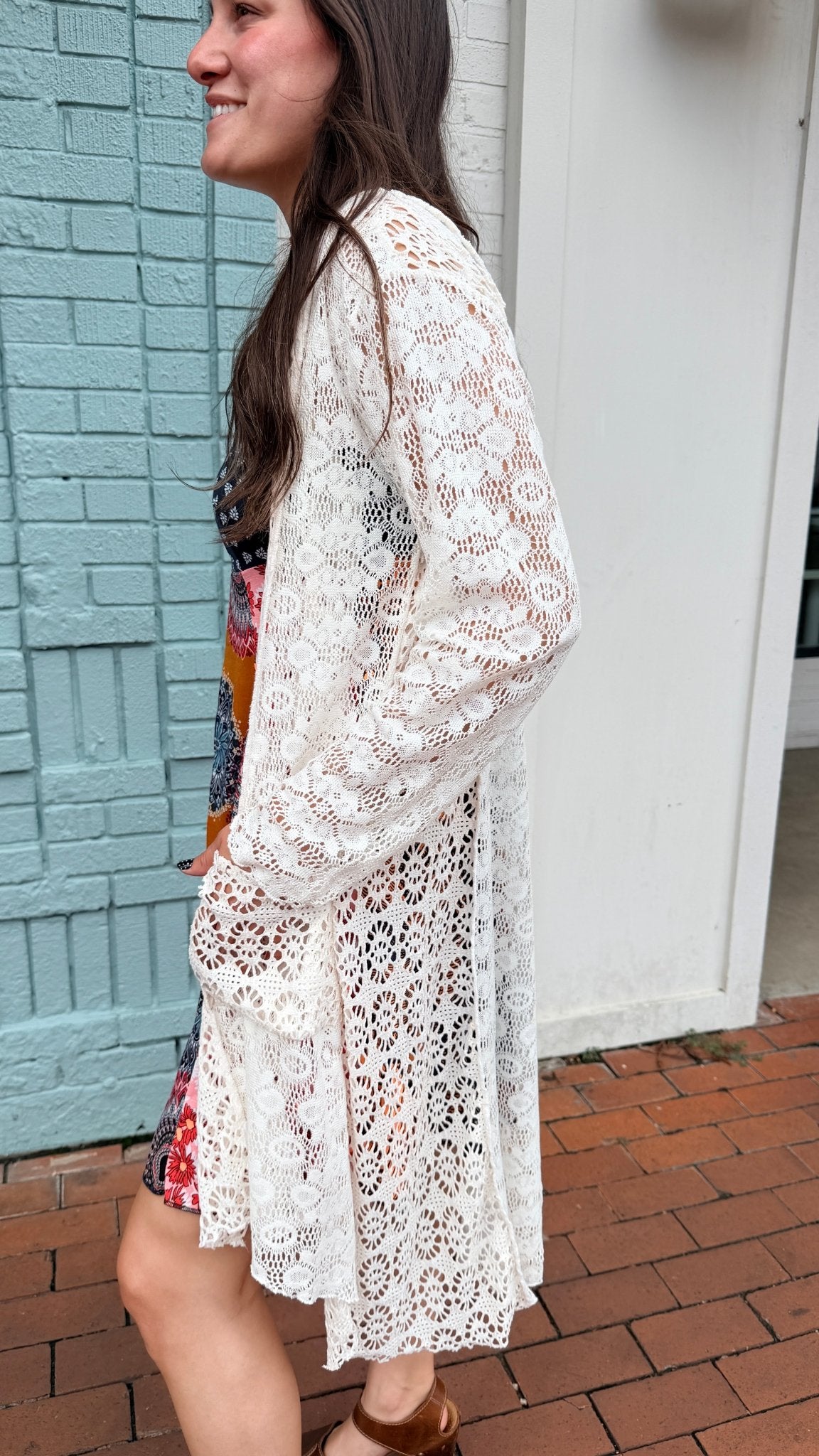 Stevie Lace Cardigan Queen Anne Cream | Hand Jive Limited Release