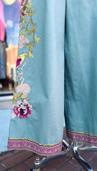 Time to Shine Embroidered Pants by Aratta - Rebecca James Clothing