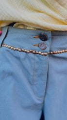 Time to Shine Embroidered Pants by Aratta - Rebecca James Clothing