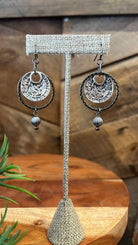 Treasure Coin Disk Earrings - Rebecca James Clothing
