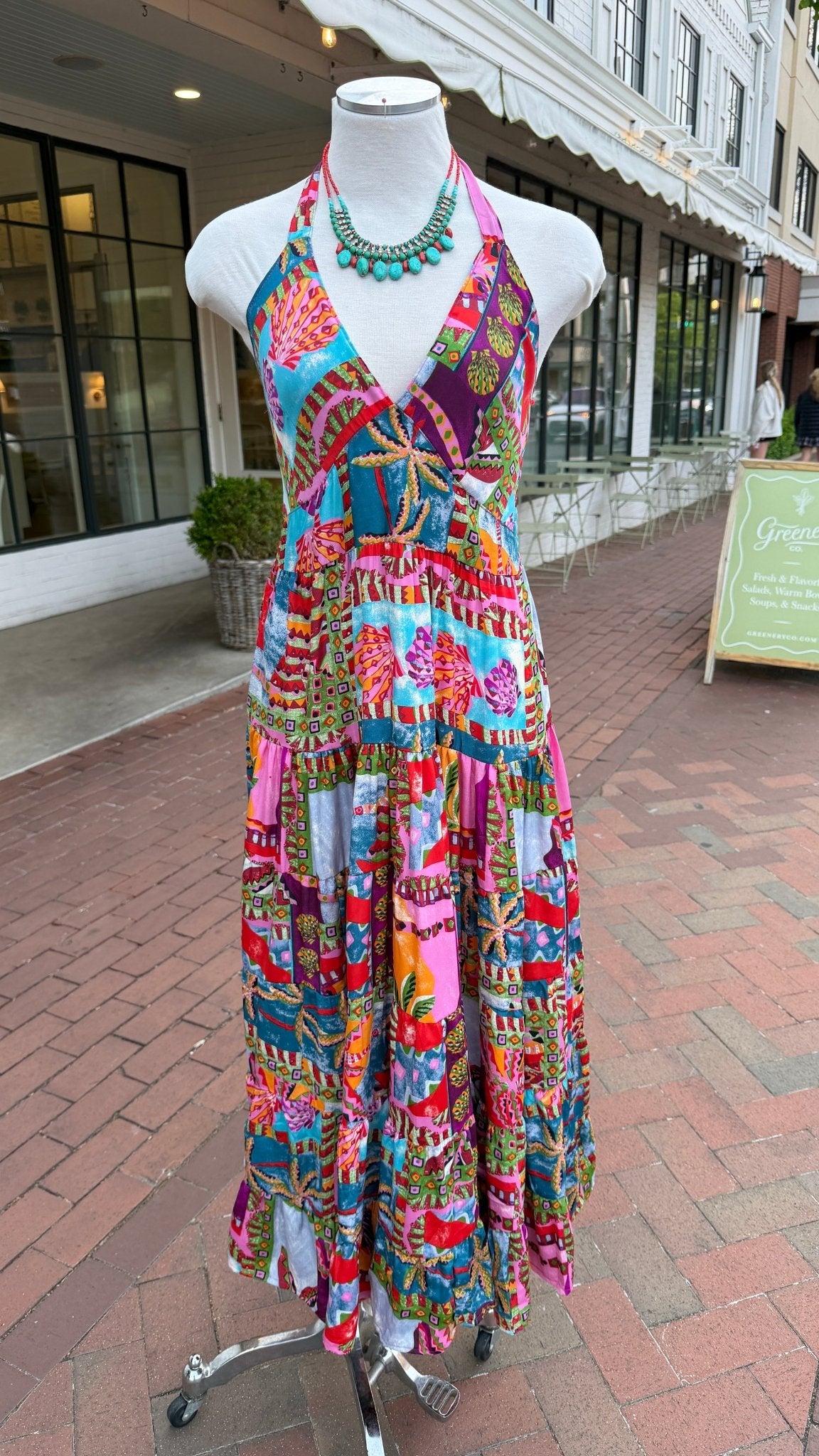 Tropical Escape Halter Maxi Dress - Rebecca James Clothing