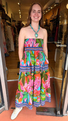 Tropical Heat Beaded Maxi Skirt - Rebecca James Clothing