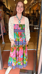 Tropical Heat Beaded Maxi Skirt - Rebecca James Clothing