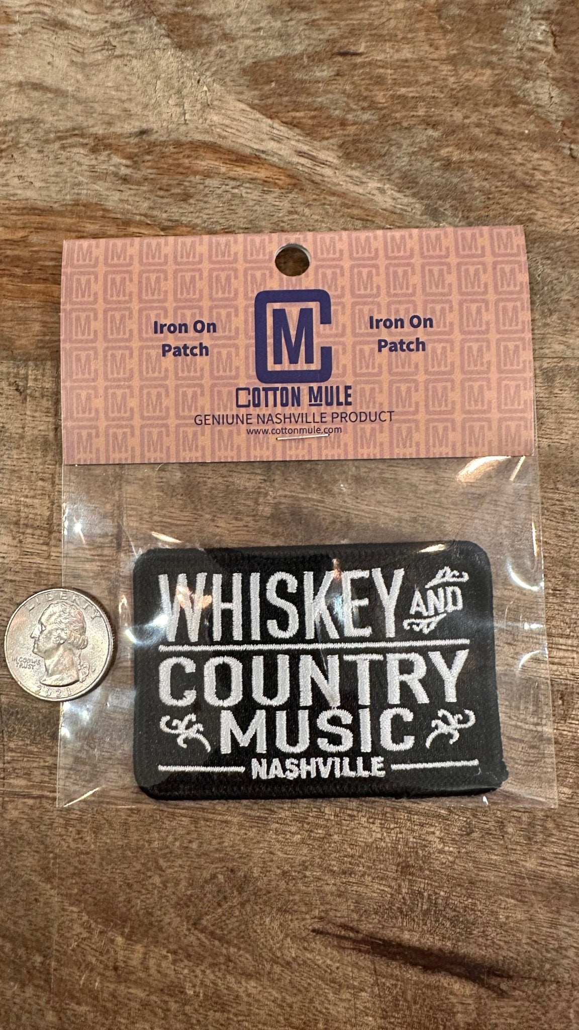 Whiskey & Country Music Patch - Rebecca James Clothing