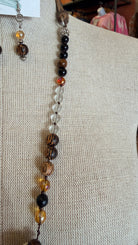 Woodland Wanderer Hand Beaded Necklace by RJC - Rebecca James Clothing